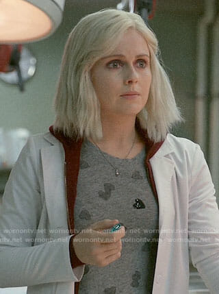 Liv’s sequin heart t-shirt on iZombie