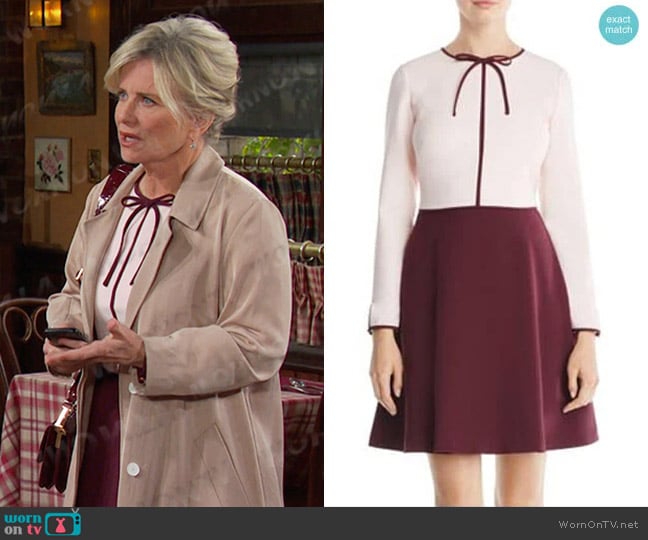 Ted Baker Loozy Dress worn by Kayla Brady (Mary Beth Evans) on Days of our Lives