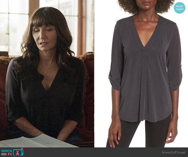 Lush Henley worn by Gail Klostermann (Mary Steenburgen) on Last Man On Earth