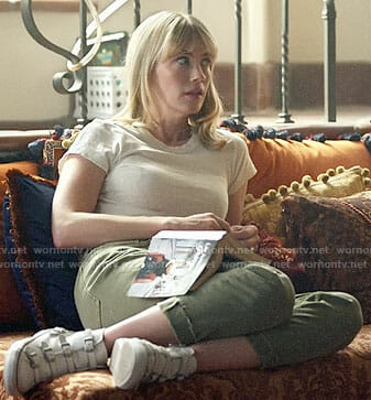 Melissa’s buckled sneakers on Last Man on Earth
