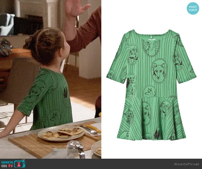 Mini Rodini Fox Family Dress worn by Ruth (Danielle Rockoff) on New Girl