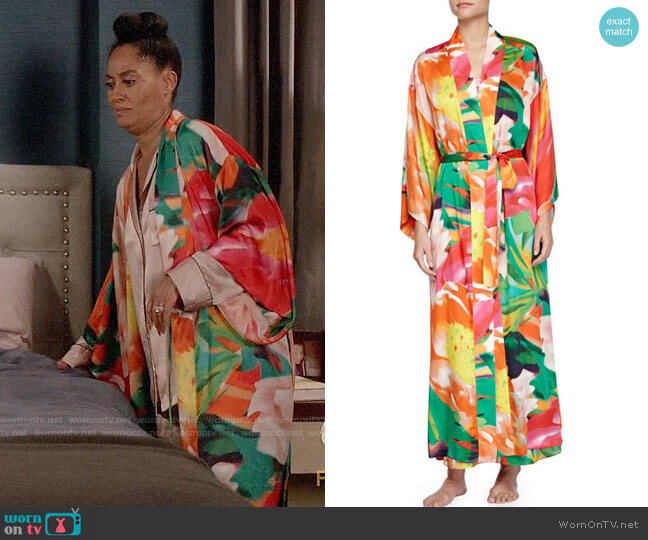 Natori Garbo Robe worn by Rainbow Johnson (Tracee Ellis Ross) on Black-ish