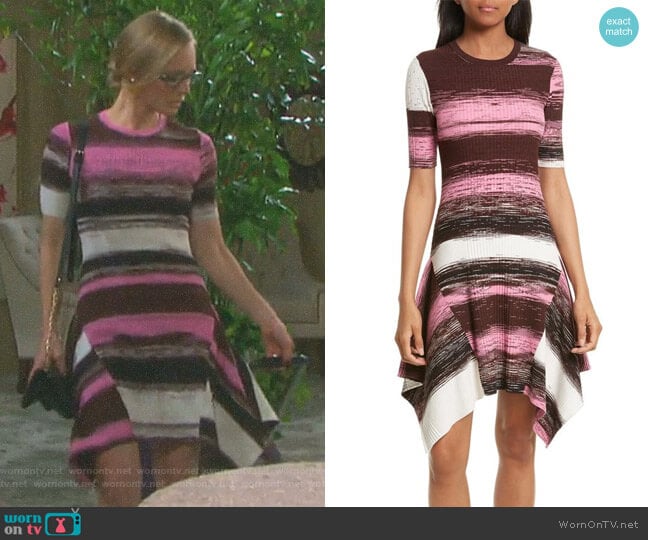 Opening Ceremony Delta Rib Knit Dress worn by Abigail Deveraux (Kate Mansi) on Days of our Lives