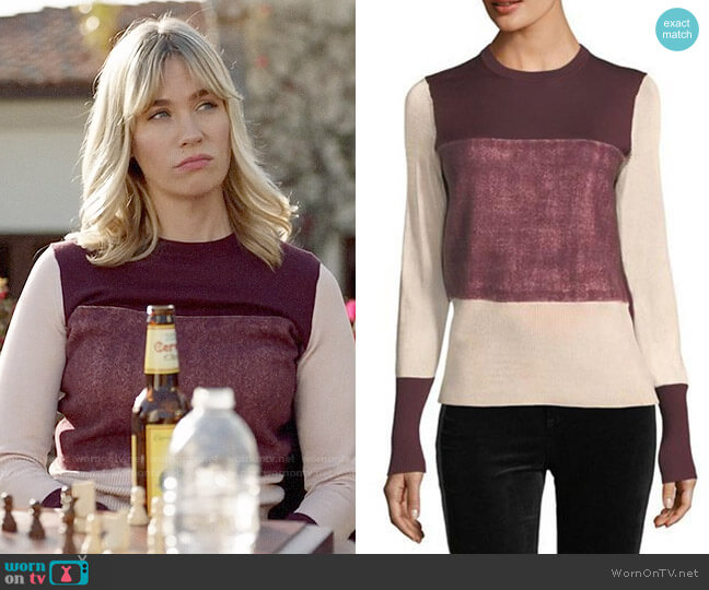 Rag & Bone Marissa Sweater in Rose Dust worn by Melissa Shart (January Jones) on Last Man On Earth