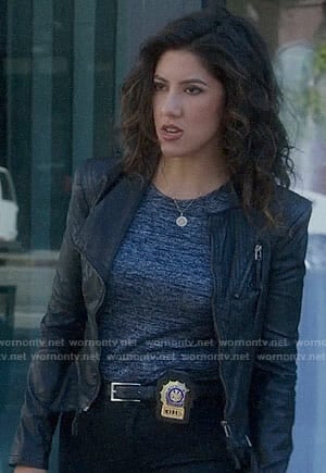 Rosa’s black leather jacket on Brooklyn Nine-Nine