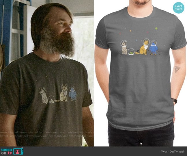 Do a Barrel Roll Tshirt from Threadless worn by Phil Miller (Will Forte) on Last Man On Earth