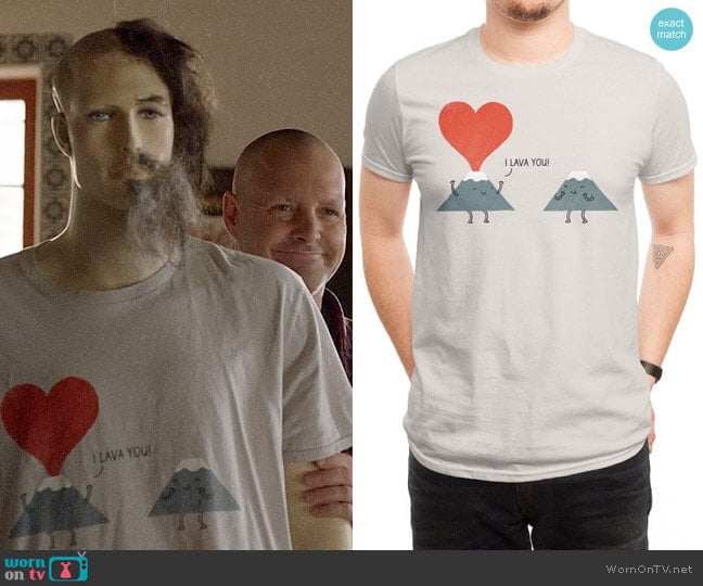 I Lava You T-shirt from Threadless worn by Phil Miller (Will Forte) on Last Man On Earth
