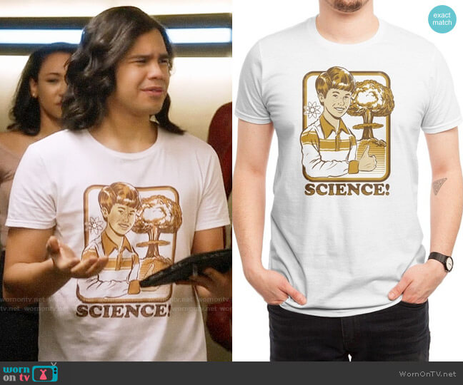Science! T-shirt from Threadless worn by Cisco Ramon (Carlos Valdes) on The Flash