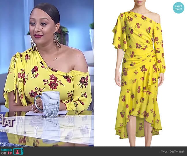 ALC Florence Dress worn by Tamera Mowry on The Real