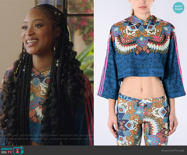 Adidas Borbomix Hoodie worn by Tangey Turner (Pepi Sonuga) on Famous in Love