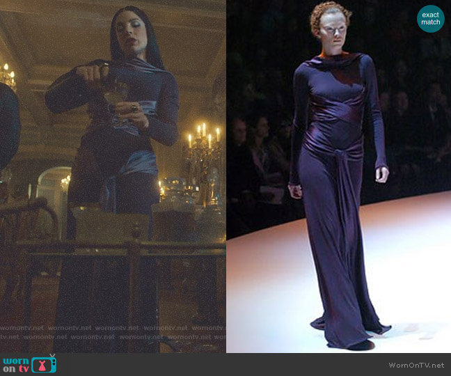 by Alexander McQueen - Fall 2004 Collection worn by Lilith (Anna Hopkins) on Shadowhunters