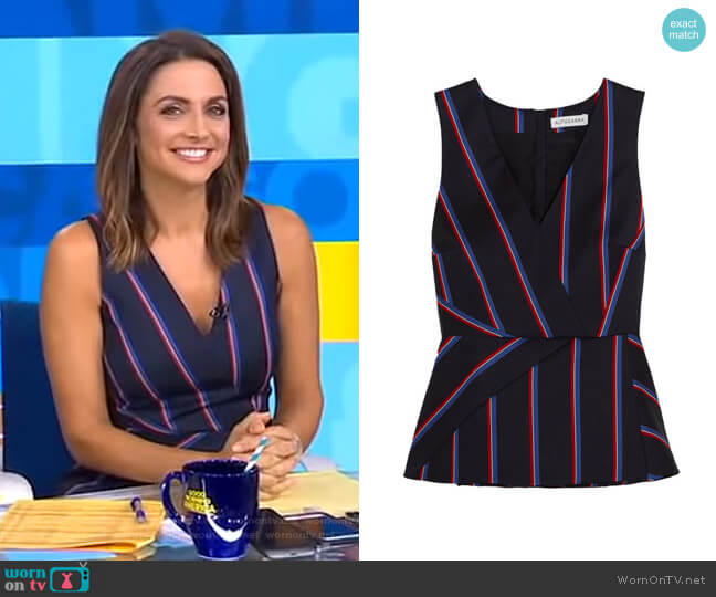 Altuzarra Miles Top worn by Paula Faris on Good Morning America