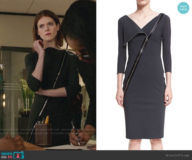 Chiara Boni La Petite Robe Dianthe Dress worn by Maia Rindell (Rose Leslie) on The Good Fight