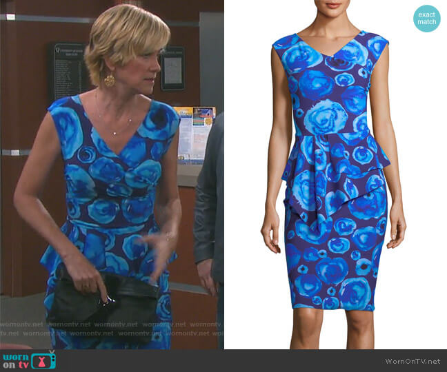 Chiara Boni La Petite Robe Tini Dress worn by Eve Donovan (Kassie DePaiva) on Days of our Lives