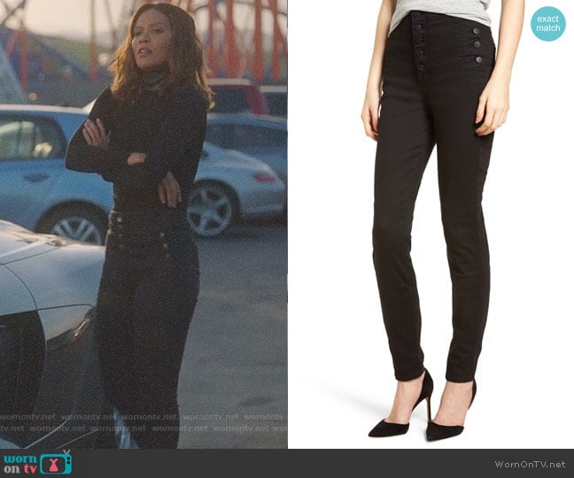 J Brand Natasha Photoready High Waist Skinny Jeans worn by Mazikeen (Lesley-Ann Brandt) on Lucifer