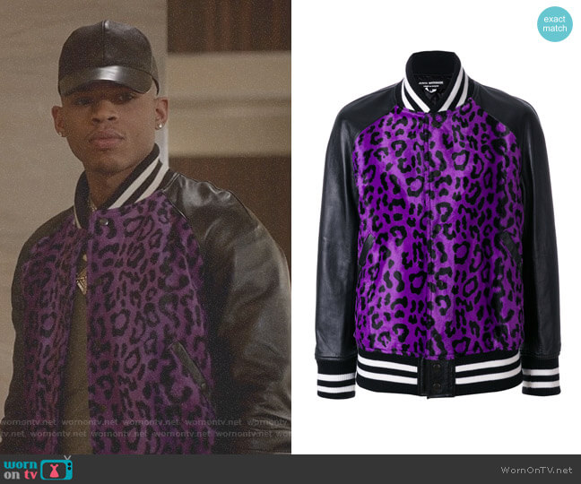 Junya Watanabe Leopard Print Bomber Jacket worn by Hakeem Lyon (Bryshere Y. Gray) on Empire