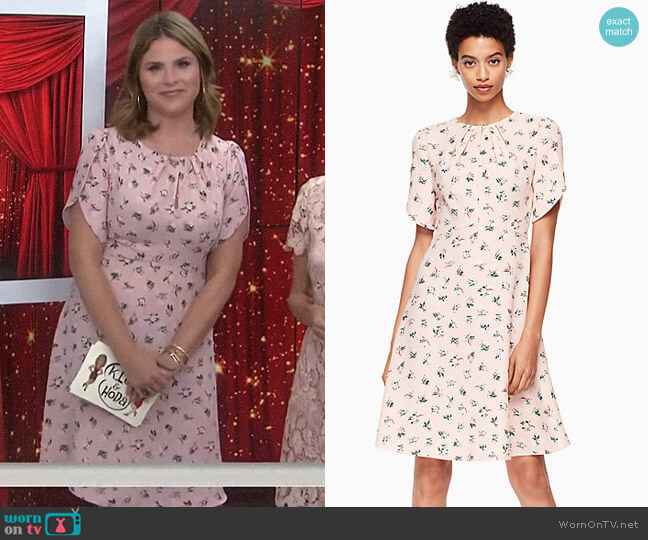 Kate Spade Flora Tulip Dress worn by Jenna Bush Hager on Today