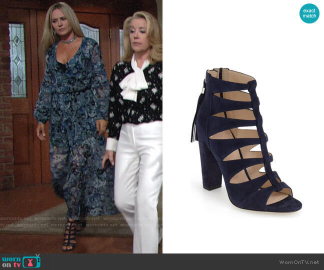Marc Fisher LTD Hindera Sandal worn by Sharon Newman (Sharon Case) on The Young and the Restless
