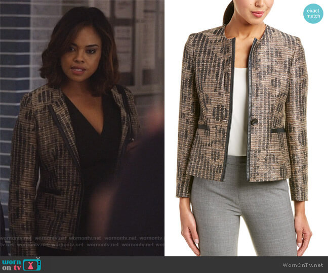 Max Mara Blazer worn by Jasmine Gooden (Sharon Leal) on Instinct