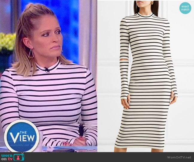 Preen by Thornton Bregazzi Nikki Dress worn by Sara Haines on The View