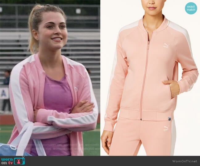 Puma T7 Track Jacket worn by Chloe Rice (Anne Winters) on 13 Reasons Why