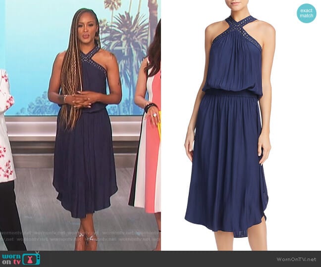 Ramy Brook Autumn Studded Dress worn by Eve on The Talk