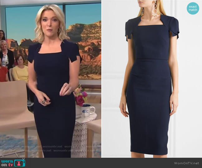 Roland Mouret Royston Wool Sheath Dress worn by Megyn Kelly on Today