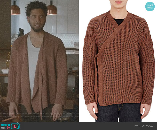 Simon Miller Wrap Cardigan worn by Jamal Lyon (Jussie Smollett) on Empire