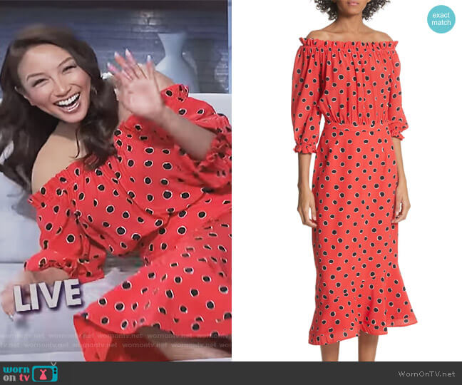 Saloni Grace Dress worn by Jeannie Mai on The Real