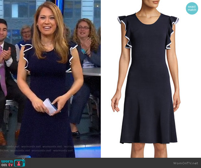 Shoshanna Saya Dress worn by Ginger Zee on Good Morning America