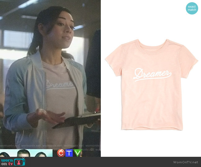 Spiritual Gangster Girls Dreamer Tee worn by Ella Lopez (Aimee Garcia) on Lucifer