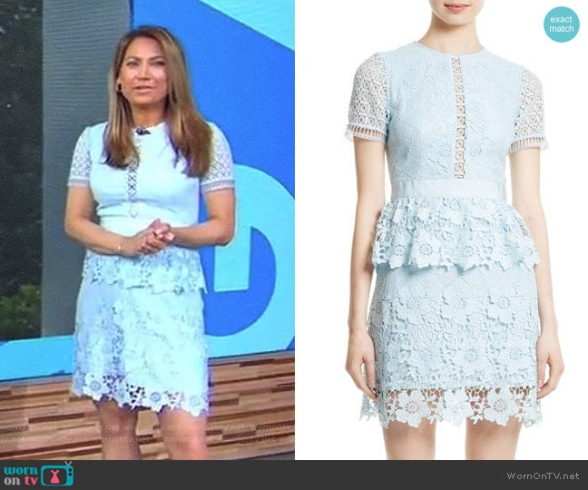 Ted Baker Dixa Dress worn by Ginger Zee on Good Morning America