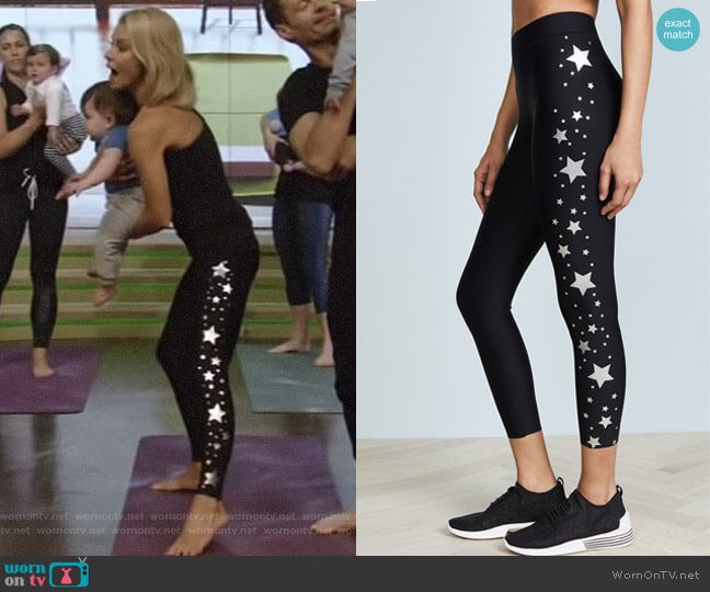 Ultracor Ultra Luxe Stellar Print Leggings worn by Kelly Ripa on Live with Kelly and Mark