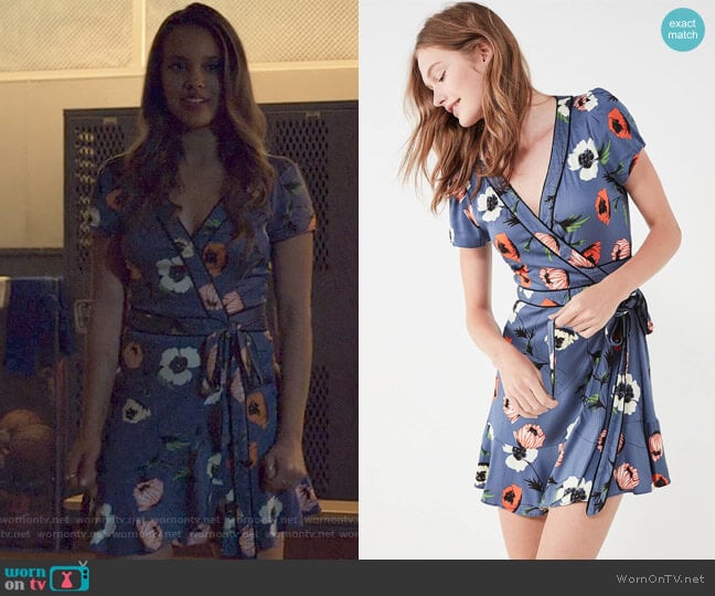 Kimchi Blue Rita Wrap Dress worn by Jessica Davis (Alisha Boe) on 13 Reasons Why