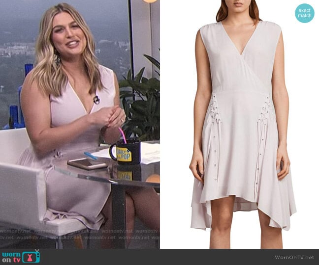 All Saints Miller Dress worn by Carissa Loethen Culiner on E! News