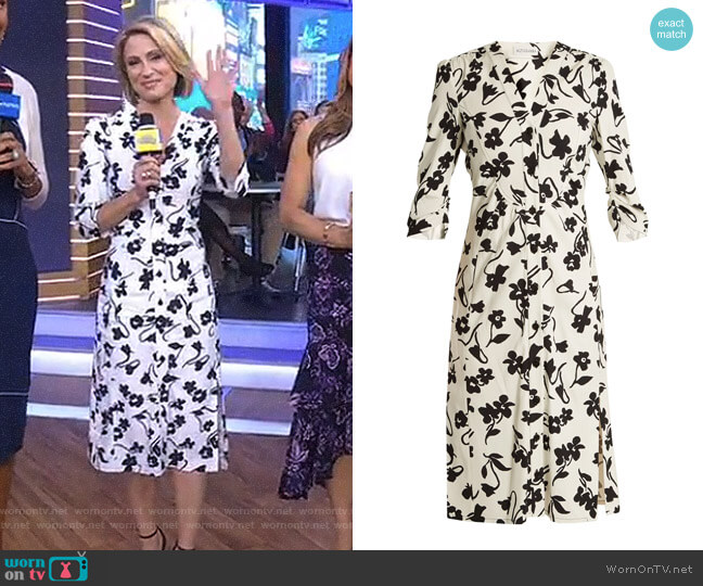 Altuzarra Aimee Shirtdress worn by Amy Robach on Good Morning America