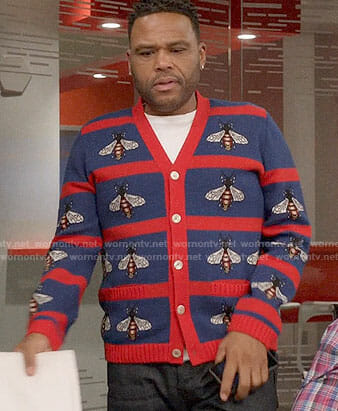 Andre’s bee cardigan on Black-ish