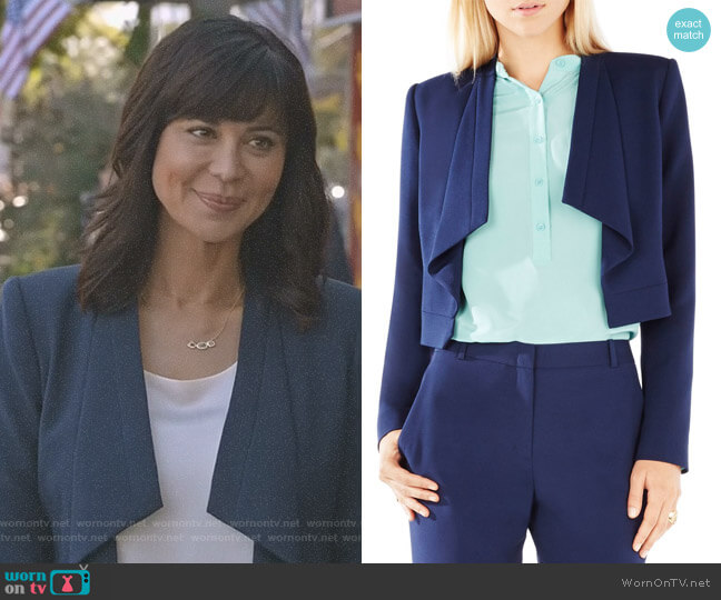 Bcbgmaxazria Franco Jacket worn by Cassandra Nightingale (Catherine Bell) on Good Witch