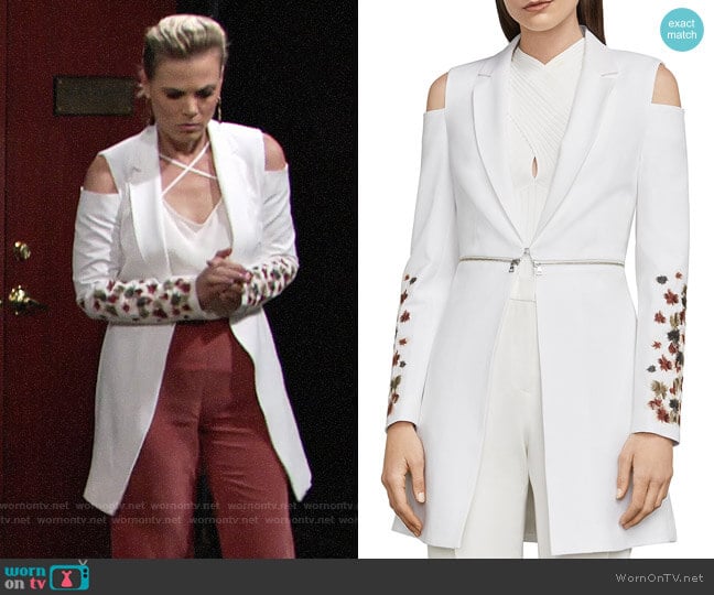 Bcbgmaxazria Sandrah Blazer worn by Phyllis Newman (Gina Tognoni) on The Young and the Restless