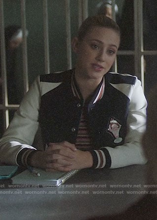 Betty’s ice-cream sundae patch jacket on Riverdale