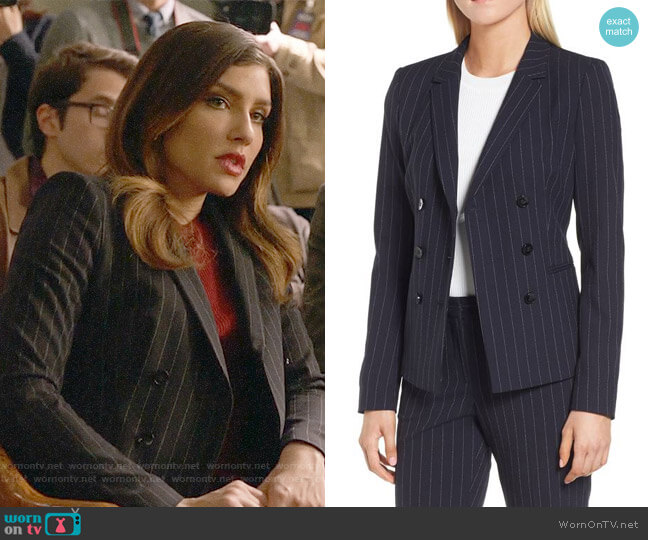 BOSS Jelaya Jacket worn by Dinah Drake (Juliana Harkavy) on Arrow
