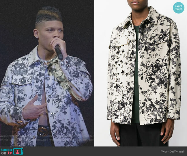 Givenchy Floral Shirt Jacket worn by Hakeem Lyon (Bryshere Y. Gray) on Empire