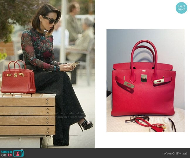 Hermes Birkin Bag worn by Deann Anderson (Lexa Doig) on The Arrangement