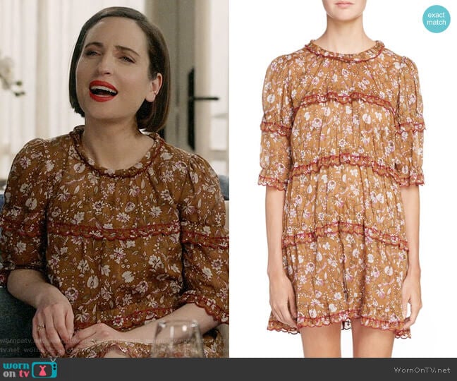 Isabel Marant Etoile Maiwenn Dress worn by Jennifer Short (Zoe Lister-Jones) on Life in Pieces