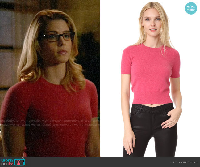 J Brand Briony Sweater worn by Felicity Smoak (Emily Bett Rickards) on Arrow