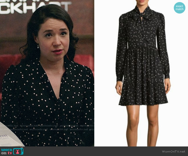 Kate Spade Polka Dot Shirtdress worn by Marissa Gold (Sarah Steele) on The Good Fight