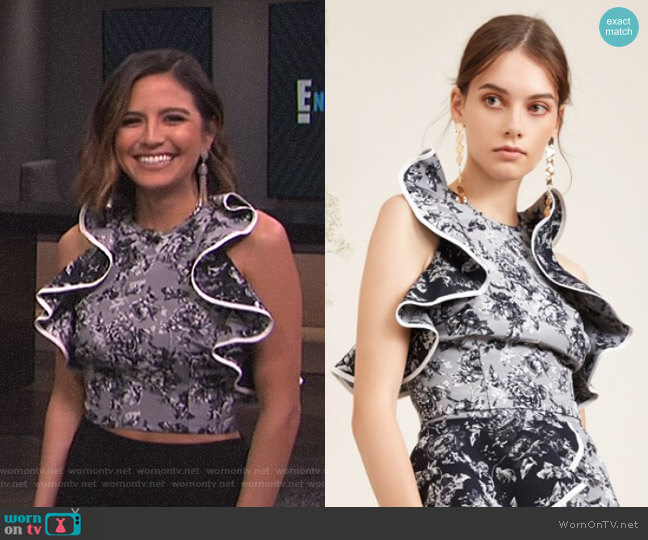 Keepsake Dream Catcher Top worn by Erin Lim on E! News