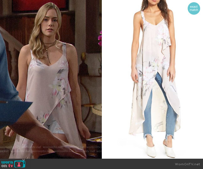 Leith Walk Thru High/Low Tank worn by Hope Logan (Annika Noelle) on The Bold and the Beautiful