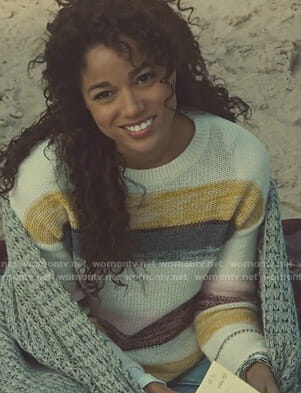 Maia’s striped sweater on Shadowhunters