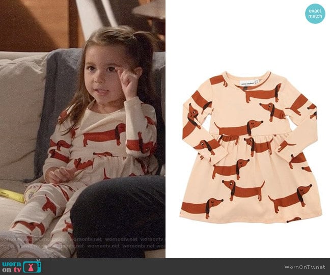 Mini Rodini Dogs Print Dress worn by Ruth (Danielle Rockoff) on New Girl